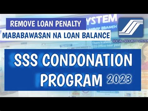 paano mag apply ng condonation sa sss|How to Apply for SSS Loan Condonation Online .